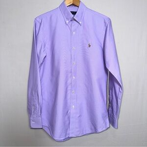 Polo Ralph Lauren Men’s Lavender Classic Fit Performance Button Down Shirt Small